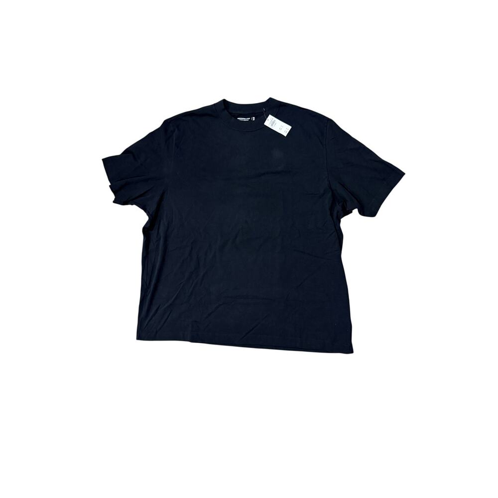 NWT Abercrombie & Fitch Men XXL Tall Black Premium Essentials Short Sleeve